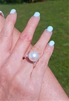 Anillo Utopia Mujer SIMPLY in Oro blanco Perla 12.35 Ct UFG303 - UFG303